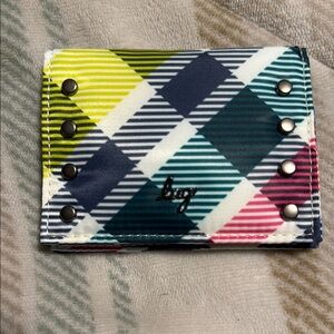 Colorful Plaid Wallet